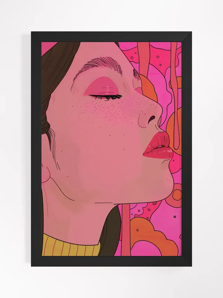 Dreamy Pop Art Vibes Poster - Framed product image (2)