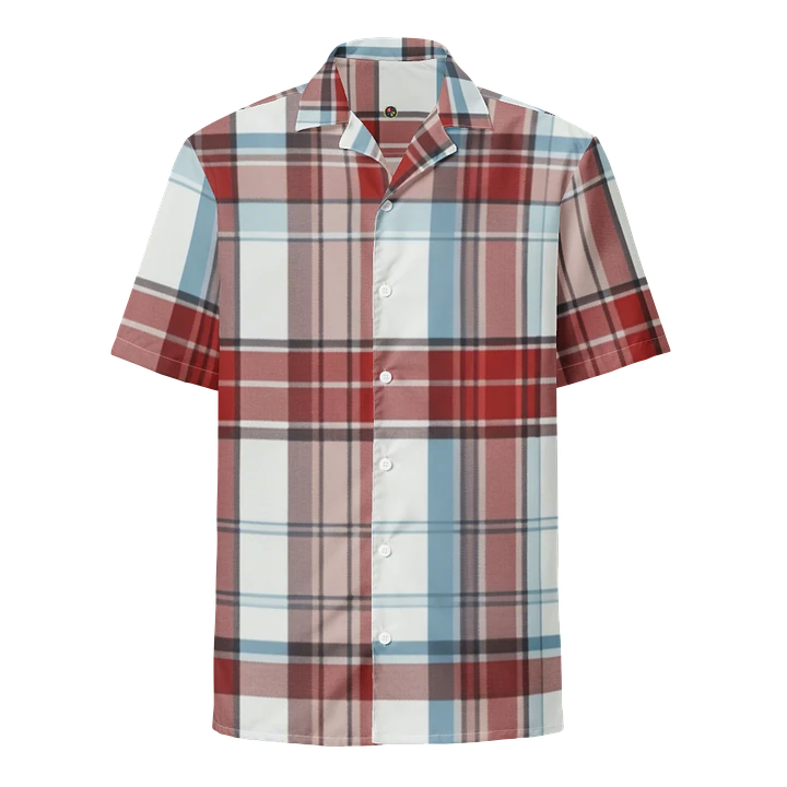 LITE BLUE RED PLAID product image (1)