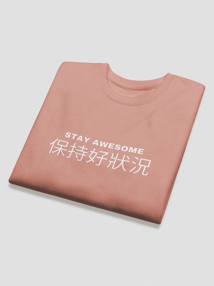 Stay Awesome Printed Sweat - (Available in 5 colours) product image (2)