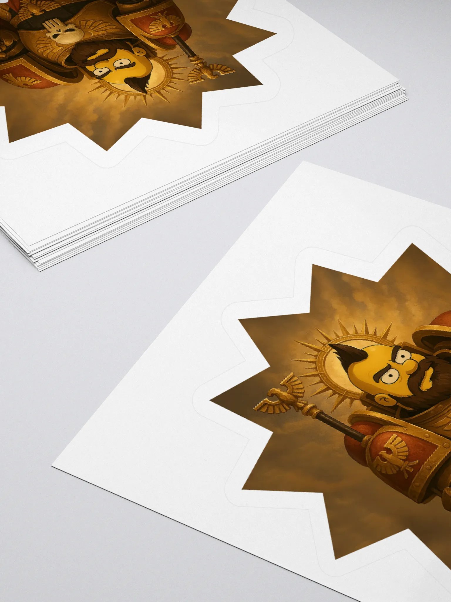 God Emperor JT Savage III Kiss Cut Stickers product image (10)