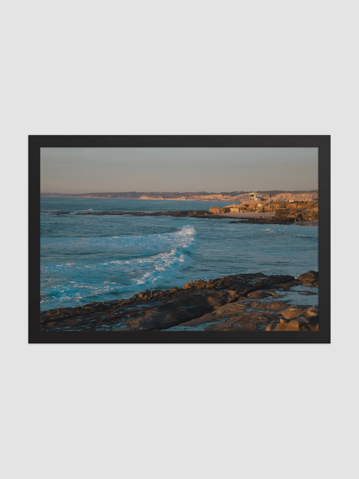 Crashing waves Framed photography Poster product image (1)