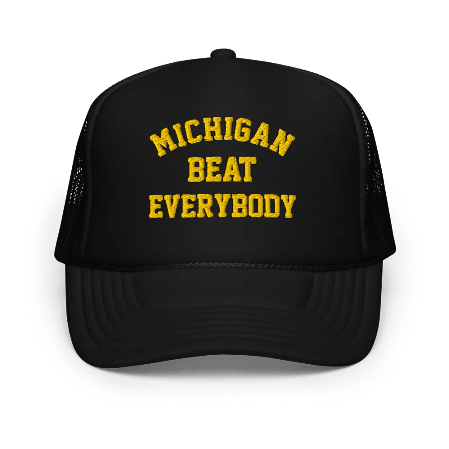 Michigan Beat Everybody Hat - Embroidered Trucker Cap product image (1)