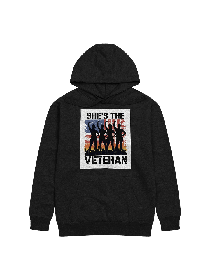 She’s The Veteran Hooded Sweatshirt product image (1)