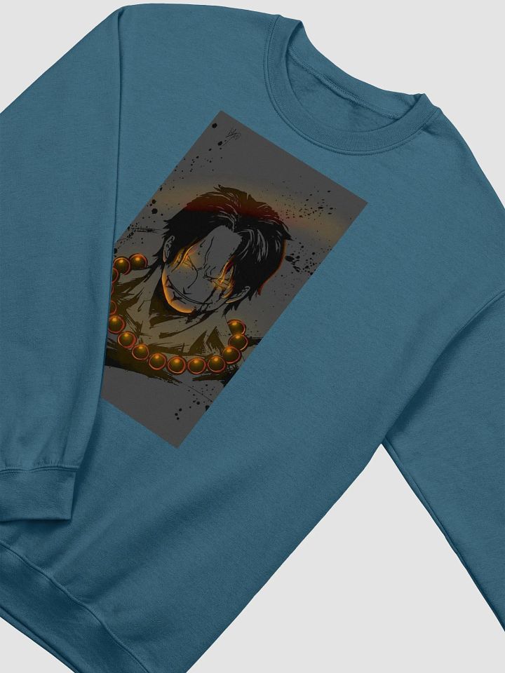 One Piece Ace Glowing Eyes Unisex Crewneck product image (10)