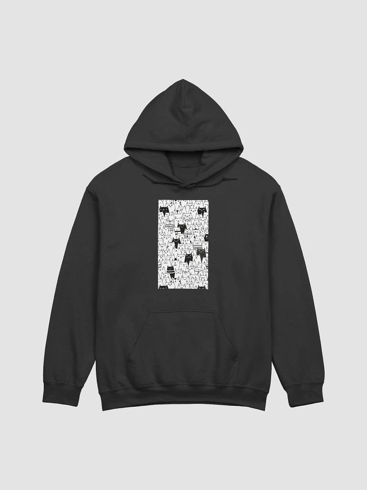Whimsical Cat Pattern Hoodie product image (9)