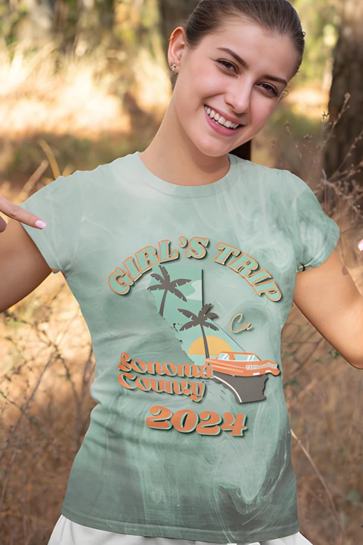 Girls Trip Sonoma County Ca 2024 All Over Print T-shirt product image (1)