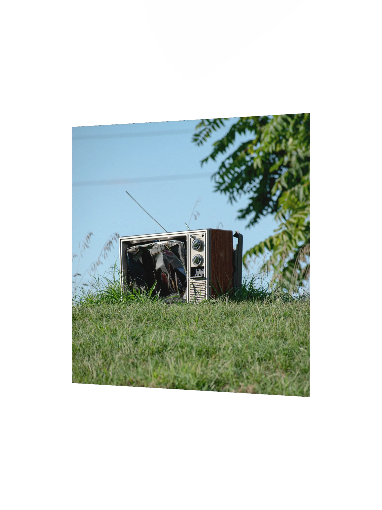 Abandoned (Square Matte Poster) product image (2)