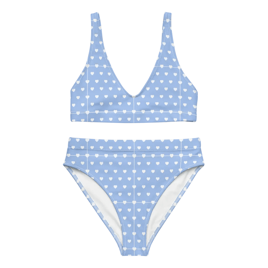 Pastel Heart Seamless Pattern High Waisted Bikini - V4 product image (8)