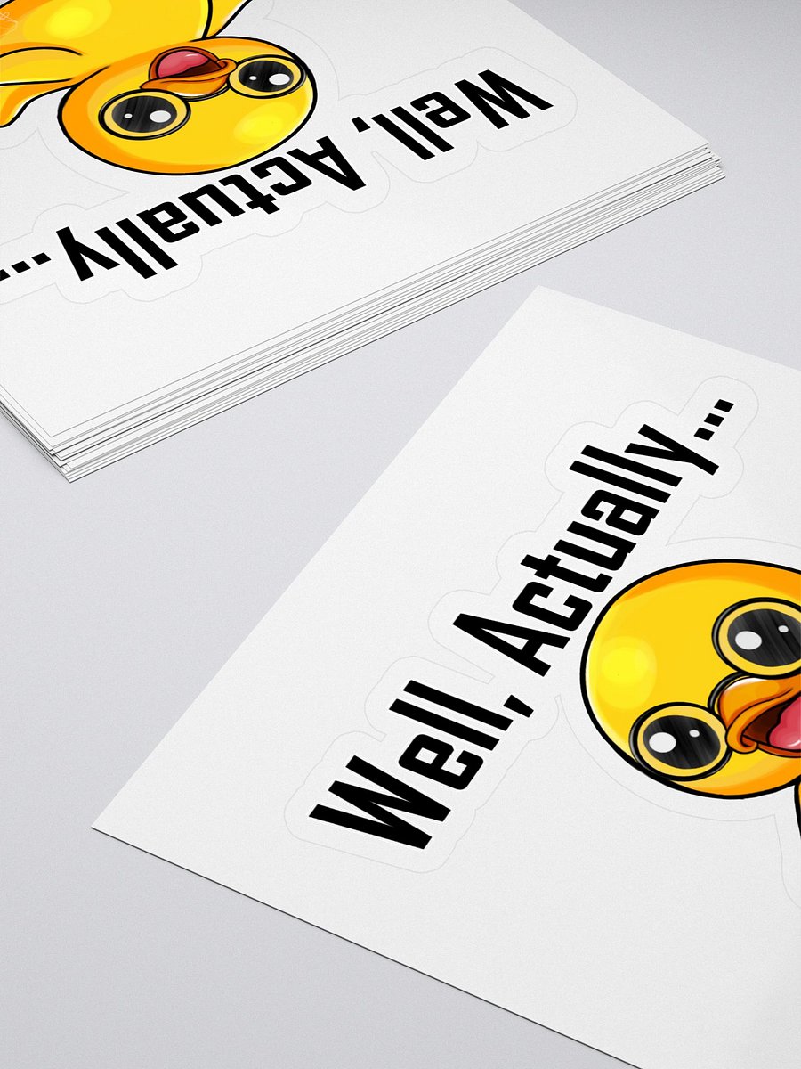 Well, Actually... Quirky Kiss Cut Stickers product image (4)