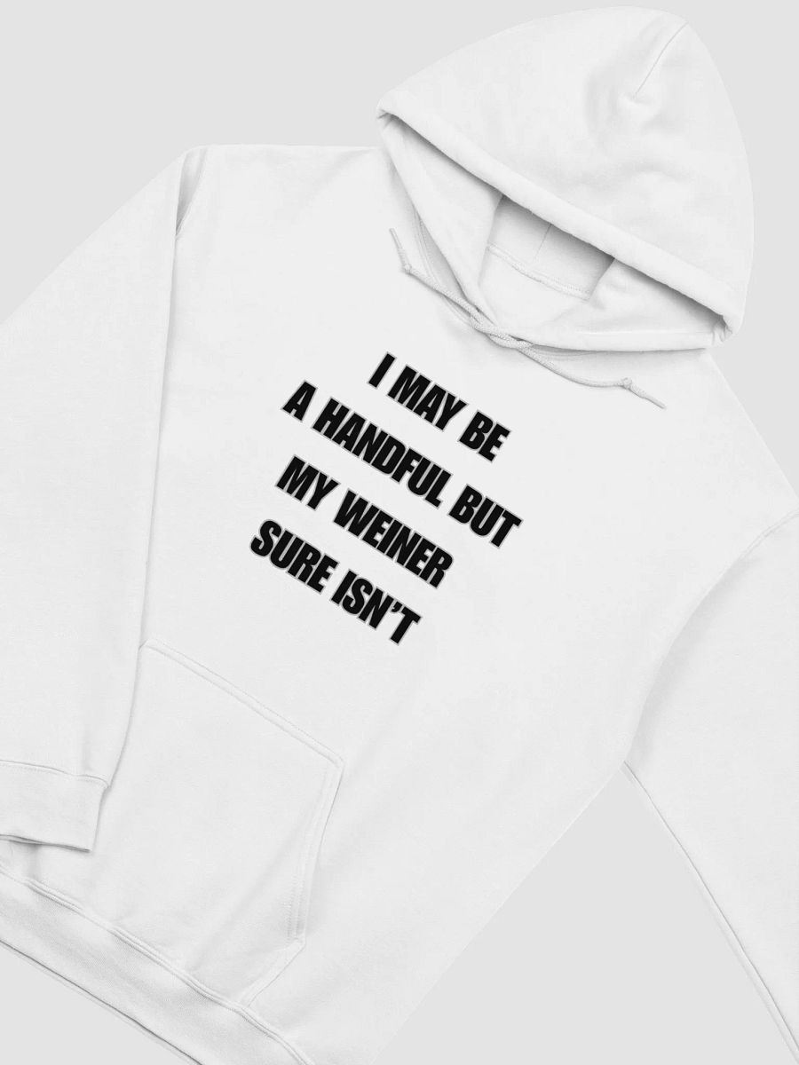 I May Be A Handful But My Weiner Sure Isn't Hoodie product image (3)