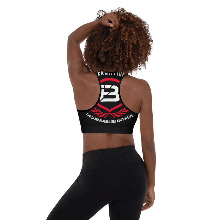 IFBNewsfeed.Org's All-Over Print Padded Sports Bra product image (1)