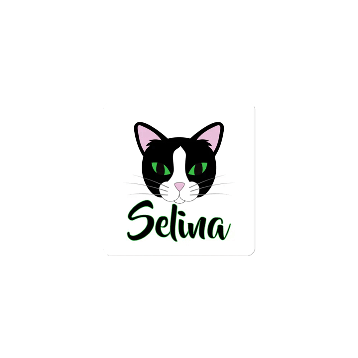 Selina the Tuxedo Cat - Die-Cut Magnets product image (1)