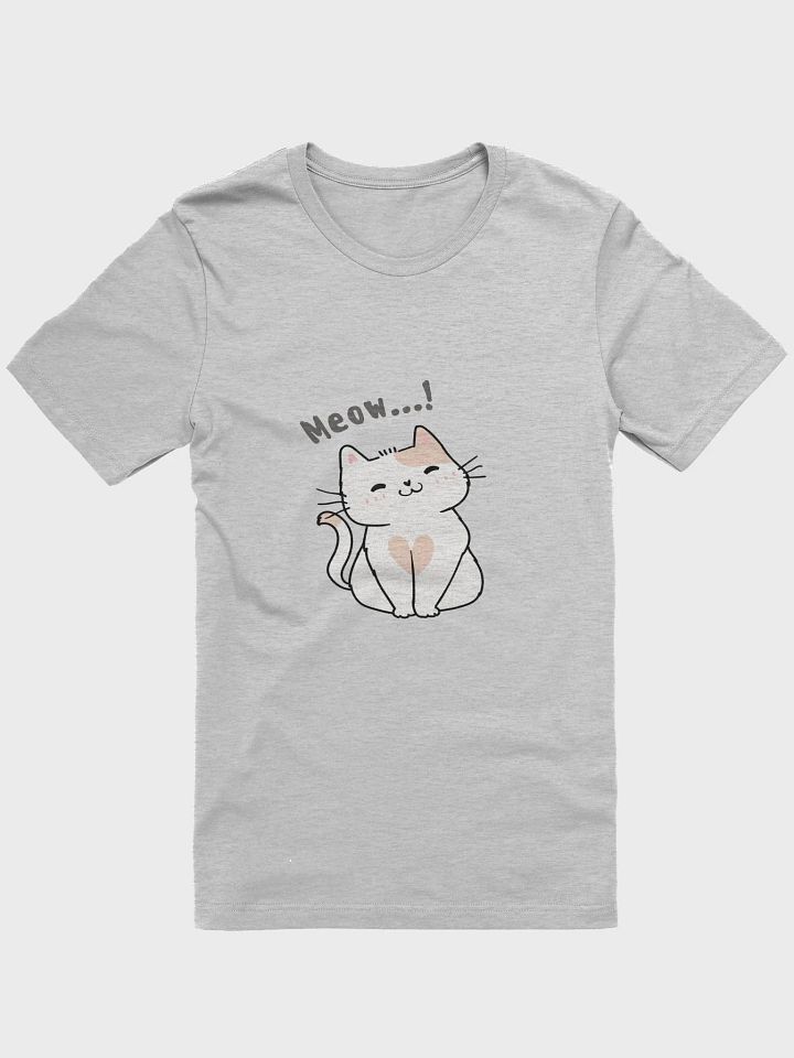 White and Pink Cute Cat T-shirt product image (7)