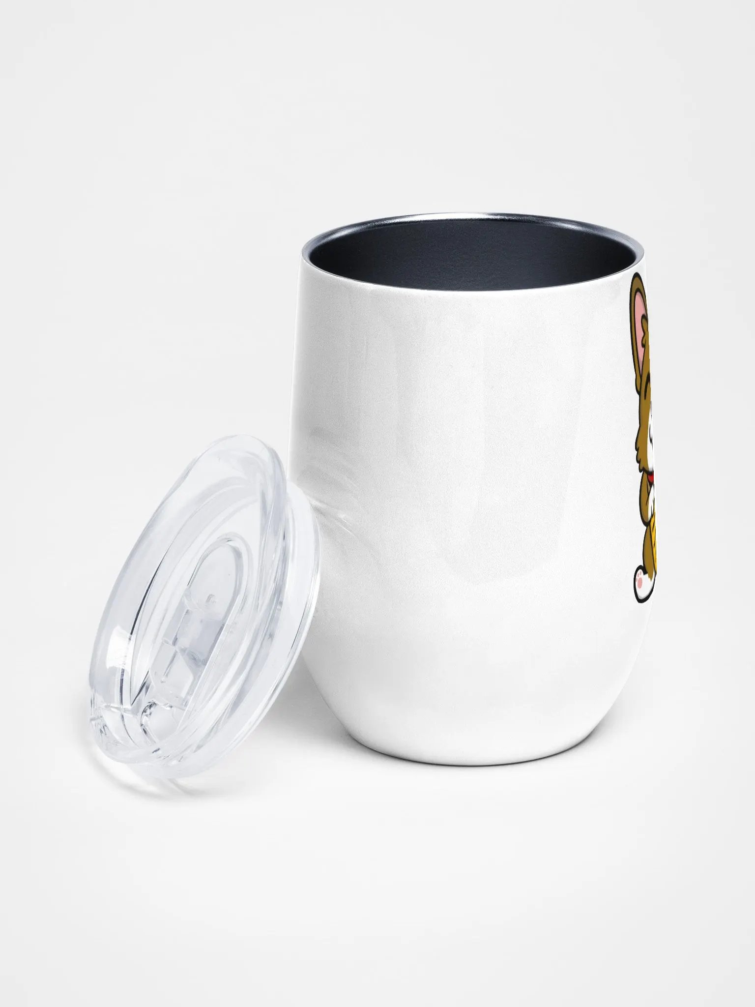 Lucky Corgi Wine Tumbler product image (2)