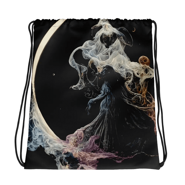 Ethereal Smoke Figures Drawstring Bag product image (1)