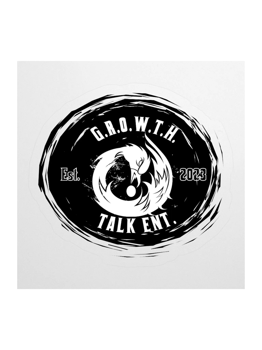 G.R.O.W.T.H. Talk Sankofa Sticker (black) product image (1)