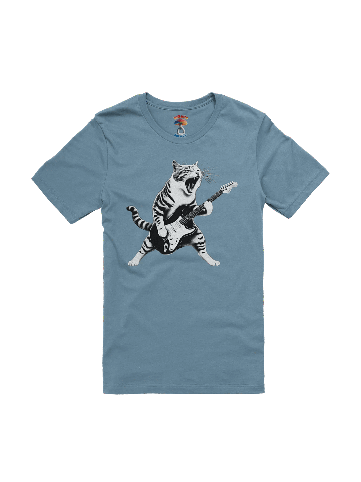 CAT PLAYING GUITAR T-SHIRT product image (1)