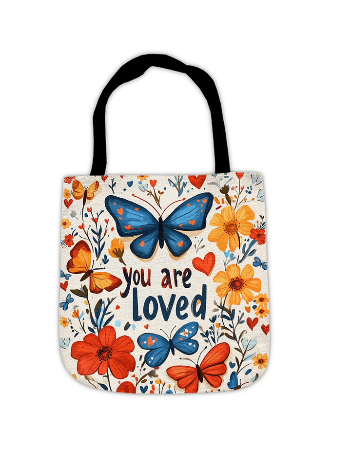 You Are Loved Woven Tote product image (1)