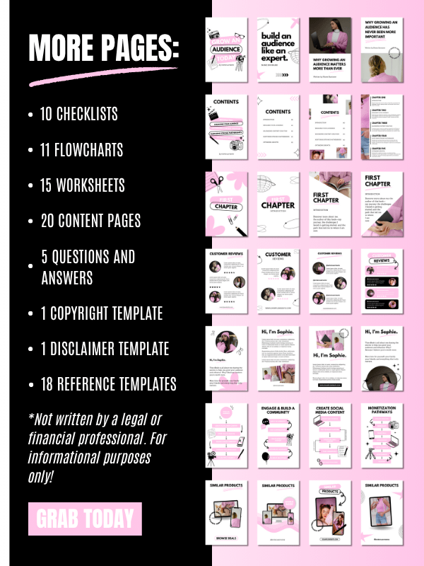 MRR/PLR Feminine eBook Templates product image (3)