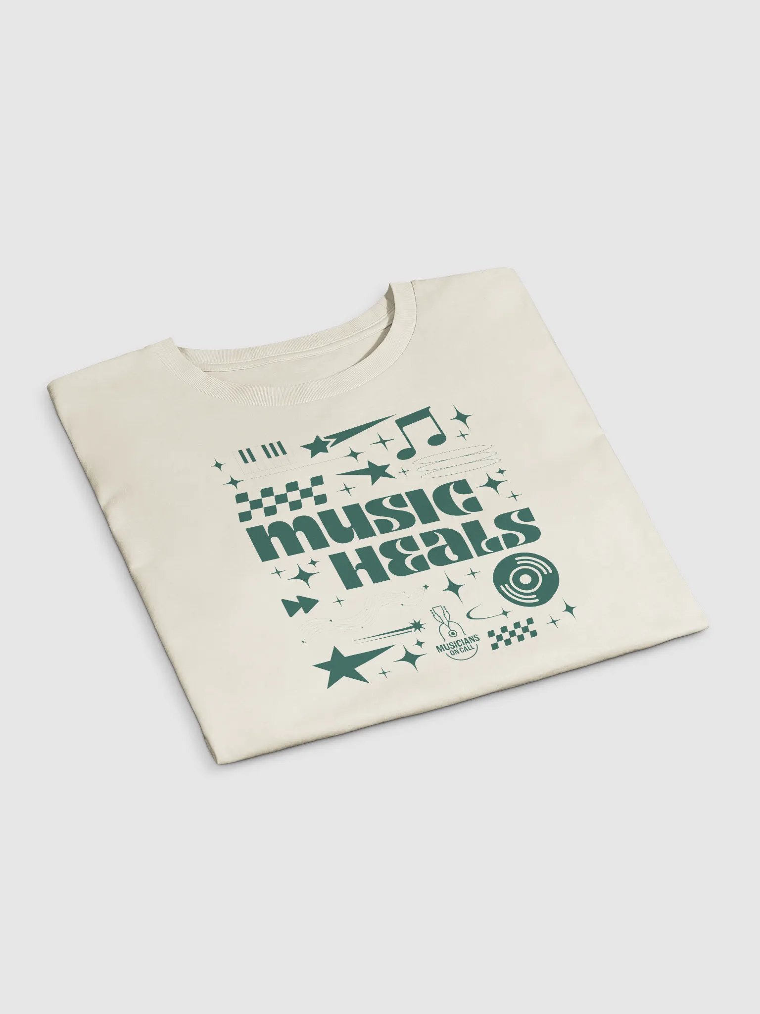 90s Music Heals Crop Tee product image (3)