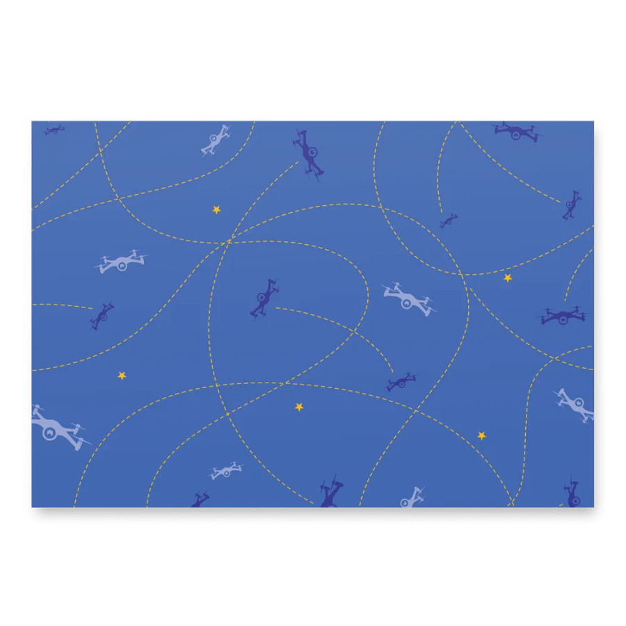 Flight Pattern Gift Wrapping Paper product image (4)