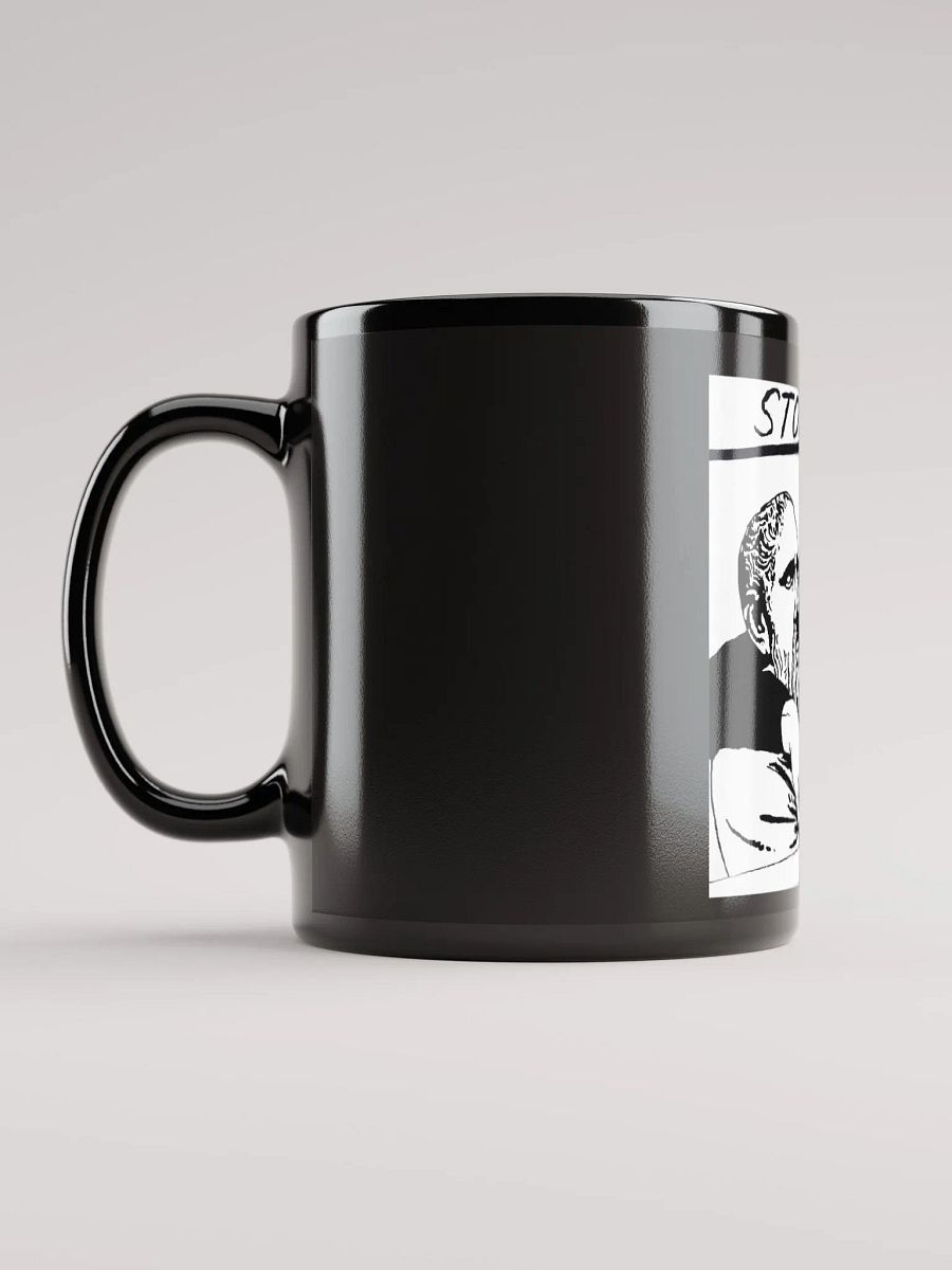 Stoic Youth Zeno of Citium quote Black Glossy Mug product image (6)