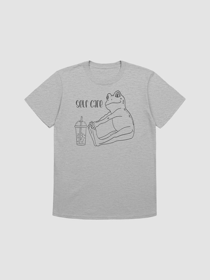 Stretching Frog - Boba Tea - Self Care - light colors product image (1)
