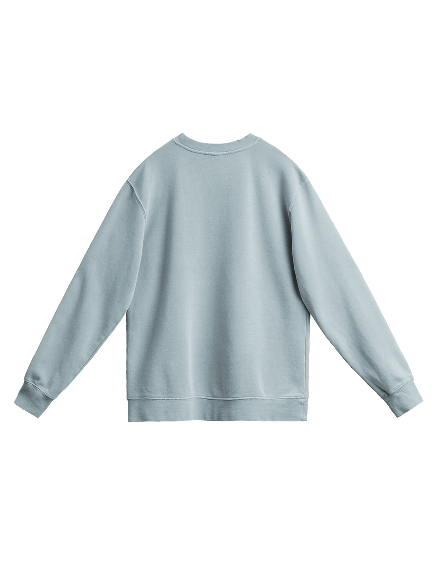 Floral Peace Dove Unisex Midnight Pigment Dyed Sweatshirt product image (4)