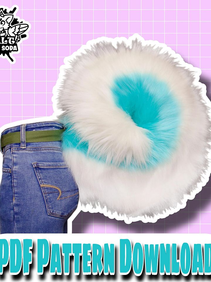 Upright Curly Tail Pattern [PDF DOWNLOAD] product image (1)