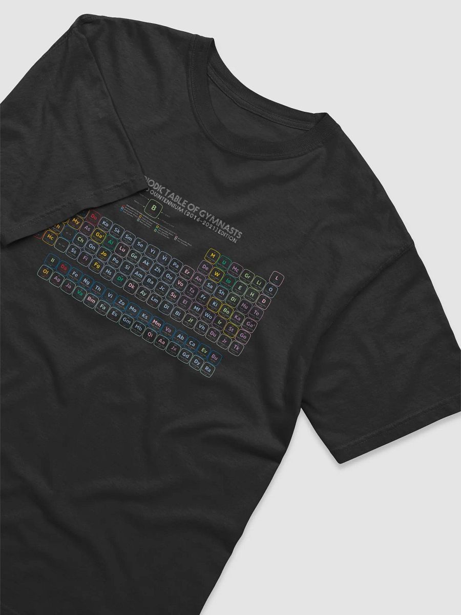 Periodic Table of Gymnasts 2016-2021 Quintennium Edition Shirt product image (3)