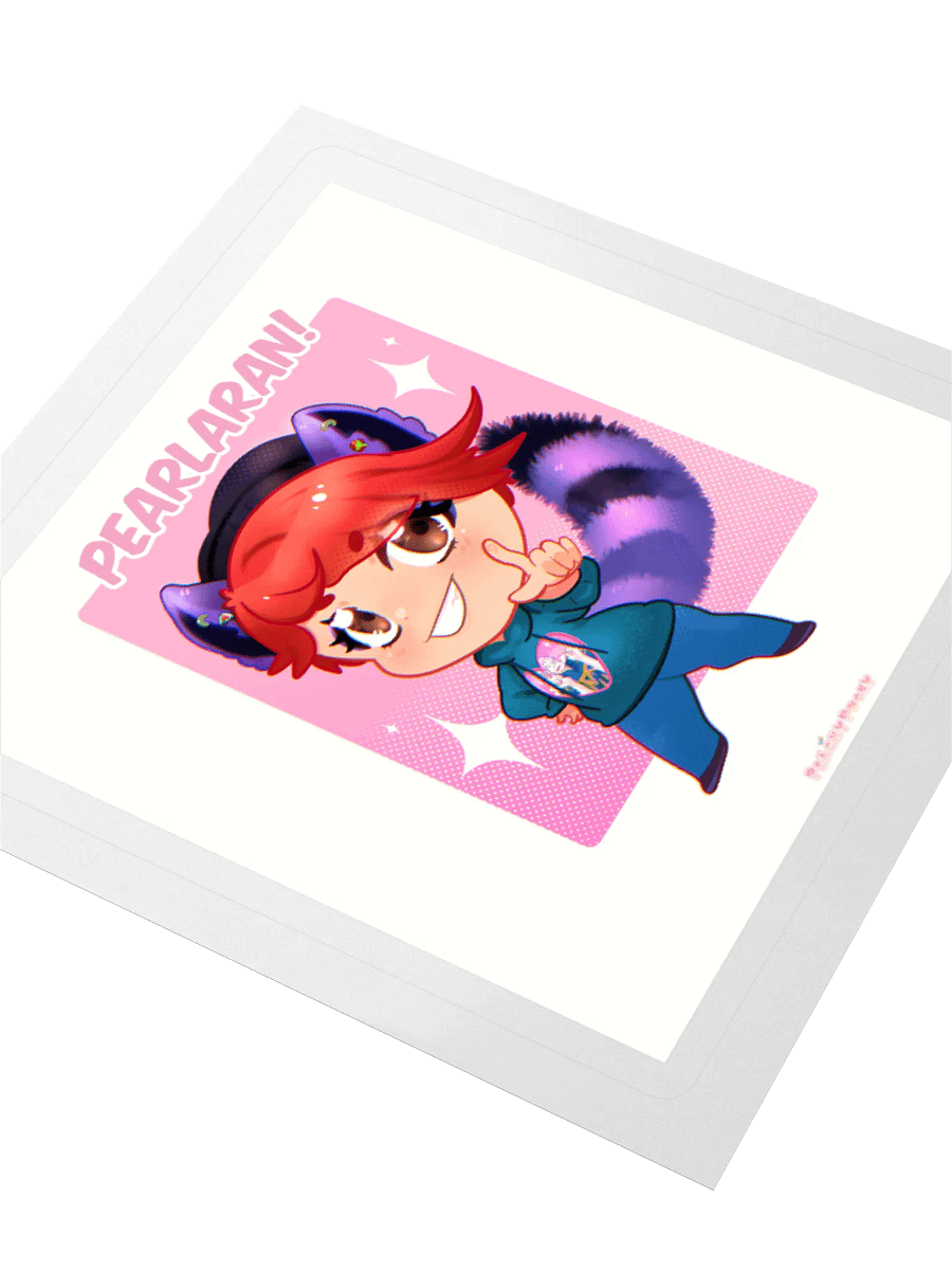Racoon Pearl Sticker product image (3)