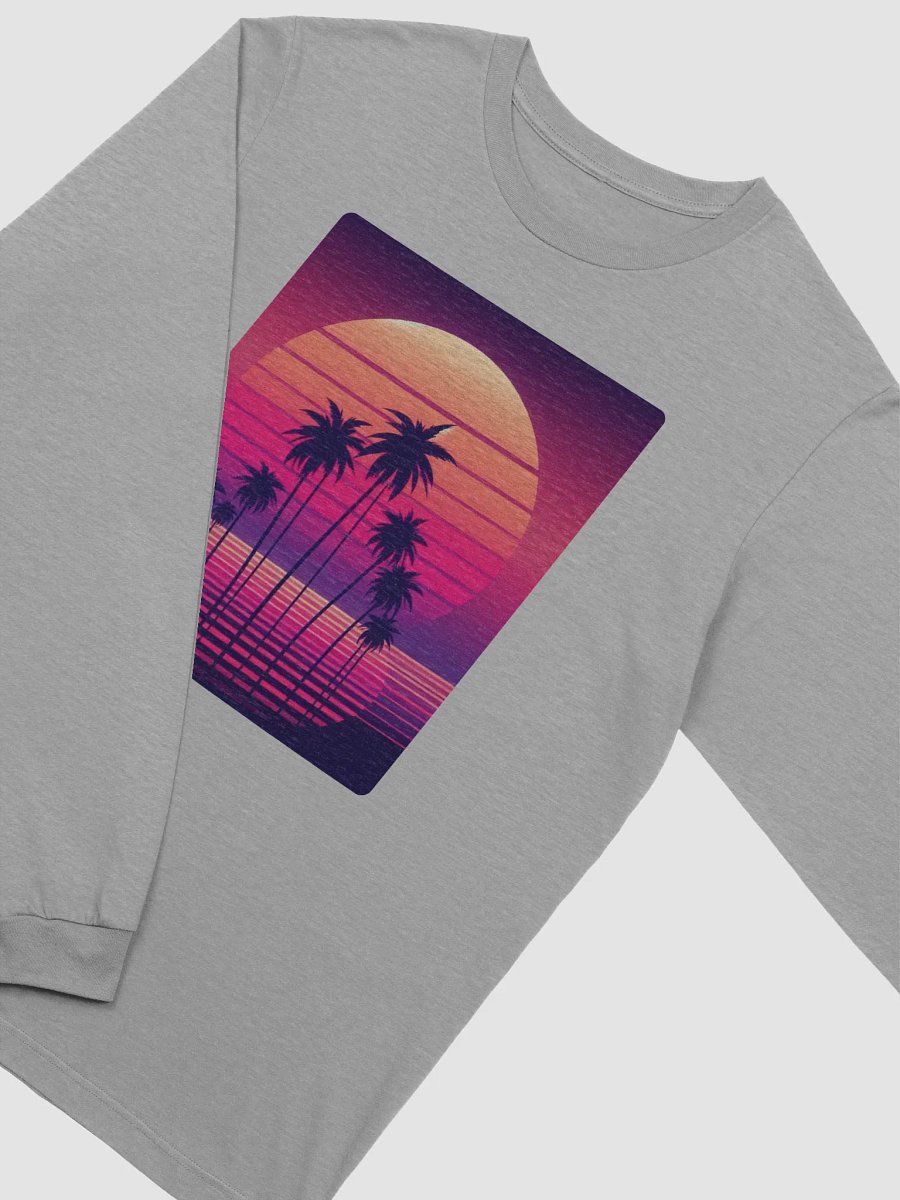 Vaporwave Sunset Long Sleeve Tee product image (47)