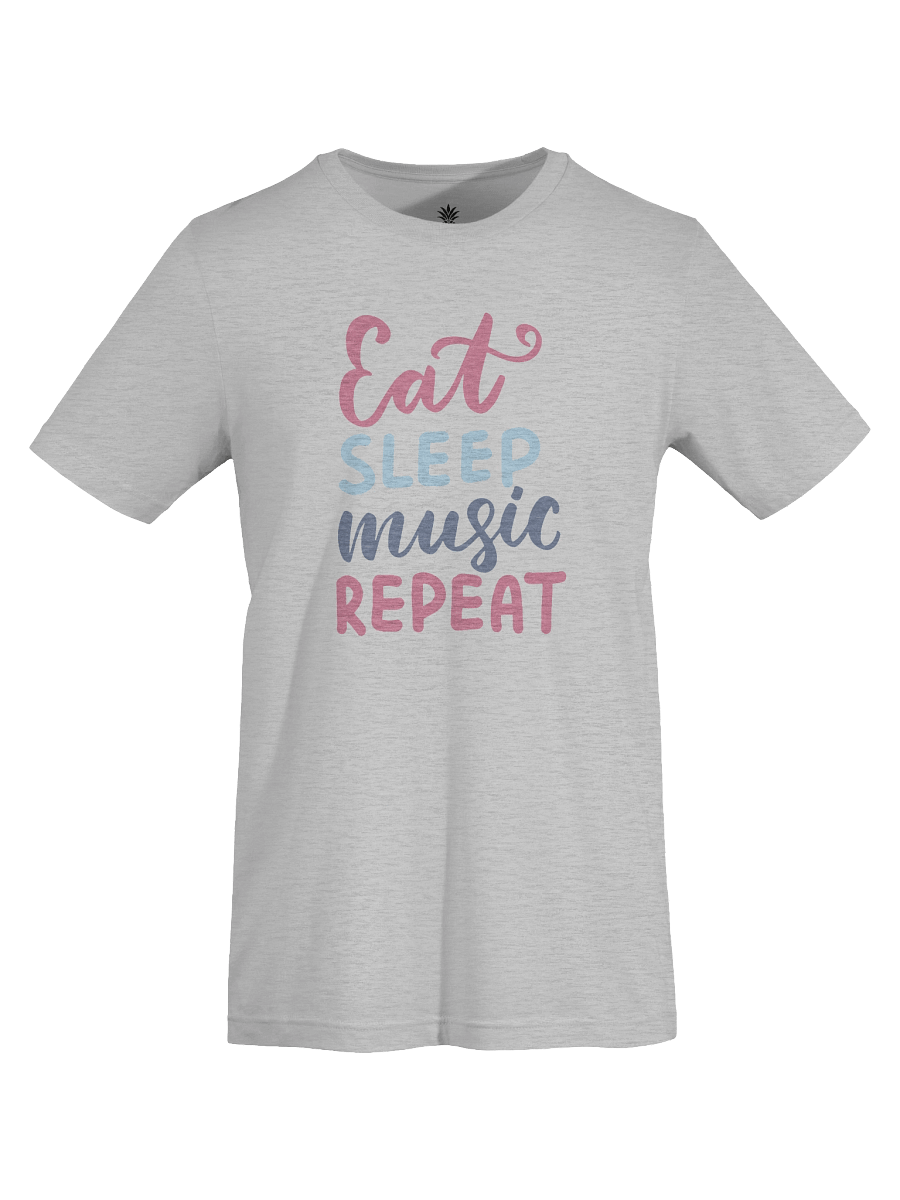 Eat Sleep Music Repeat Unisex T-Shirt product image (7)