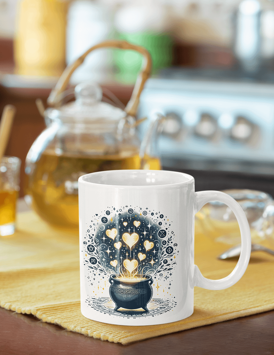 Brew of Hearts - White Mug product image (1)