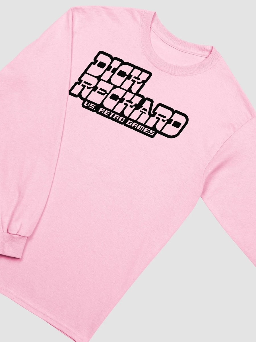 Dick Reckard vs Retro Games MonoBlack Logo Unisex Long Sleeve Shirt product image (3)