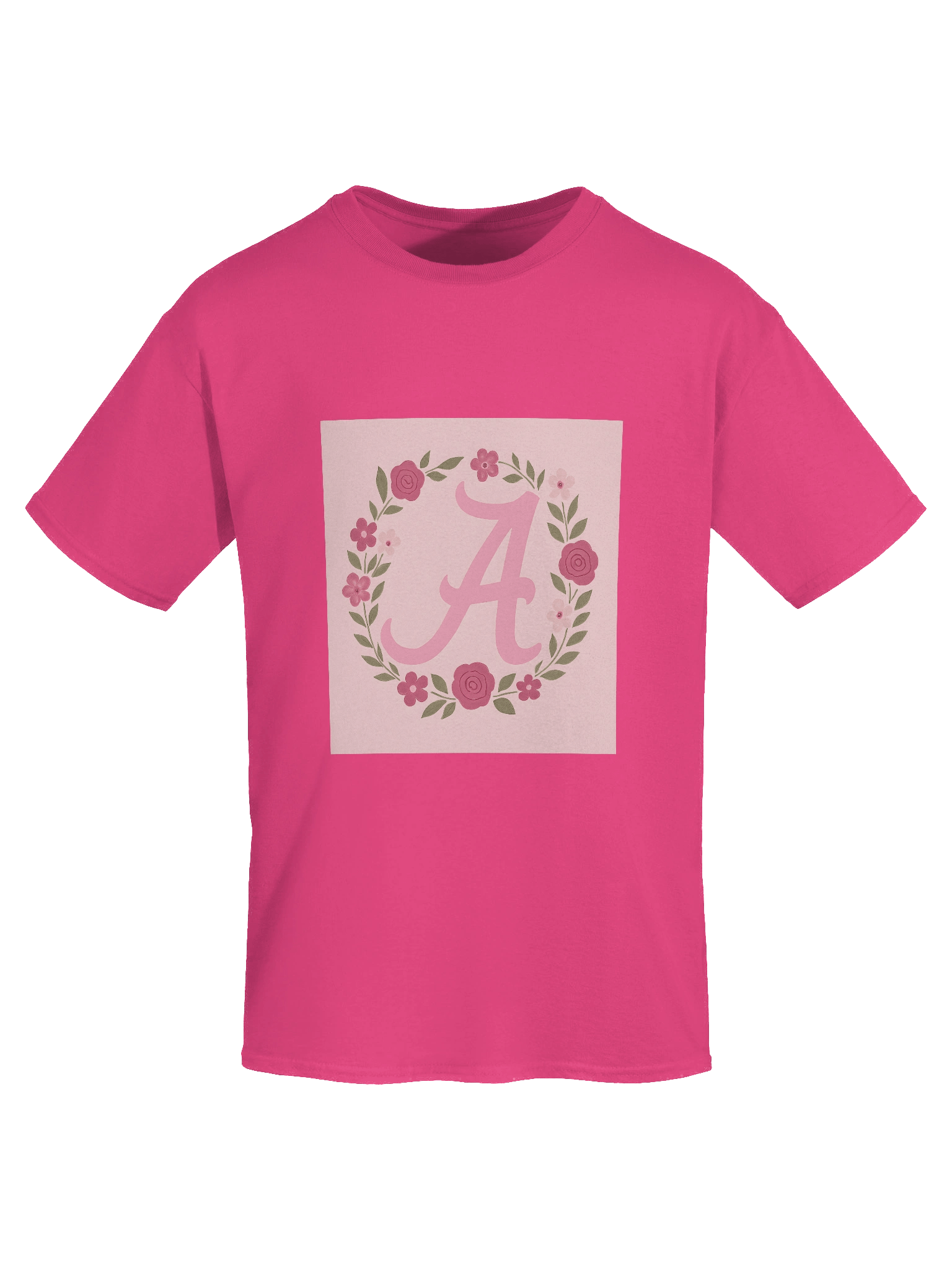 Floral Letter A Graphic Tee product image (7)