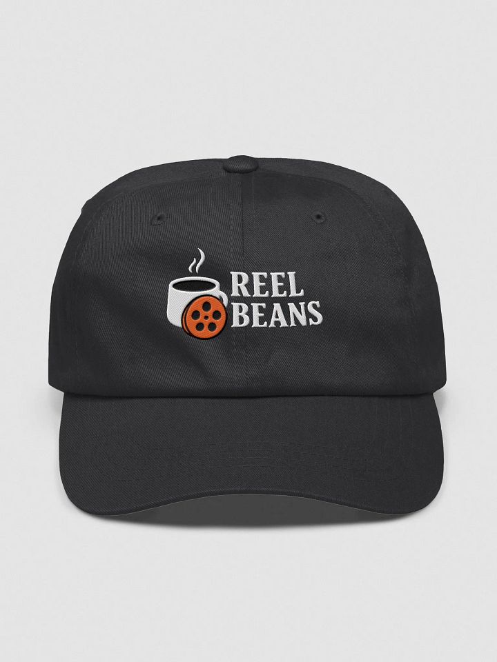 Reel Beans Classic Baseball Cap — Wear Your Coffee & Cinema Passion product image (1)