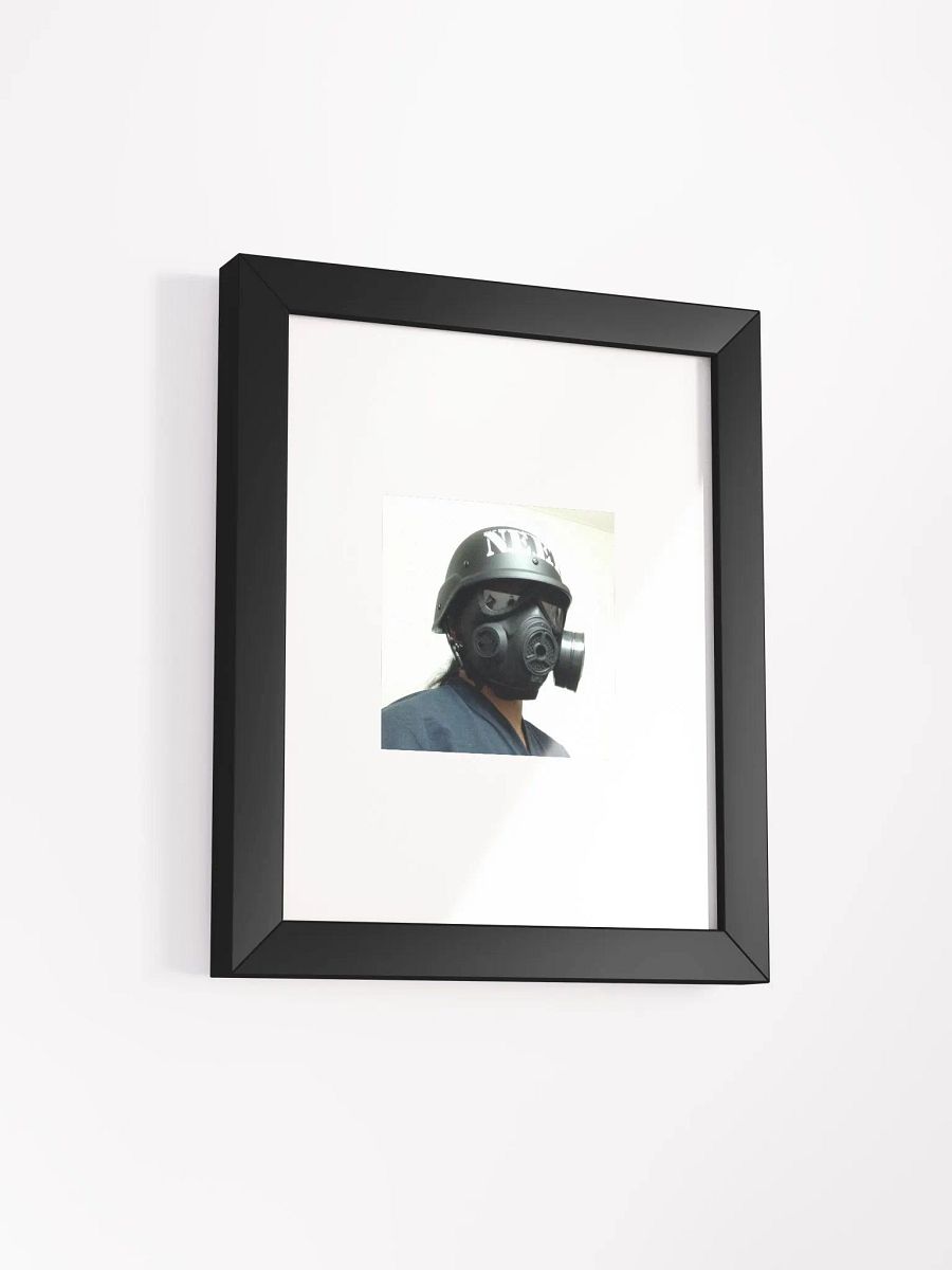 Gas Mask Tryhard Framed Matte Poster product image (2)
