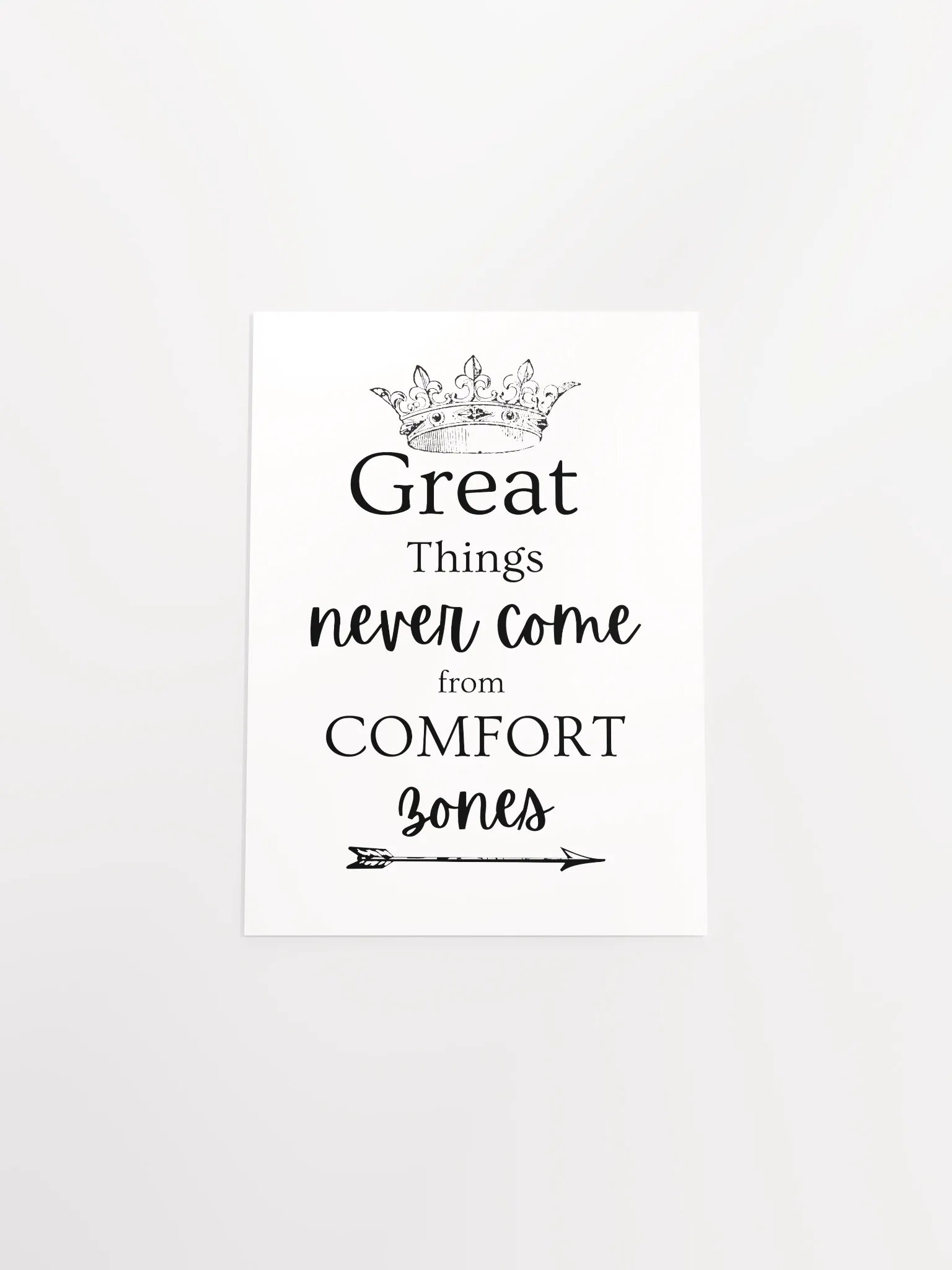 Wall Art 'Great Things' Motivational Poster product image (7)