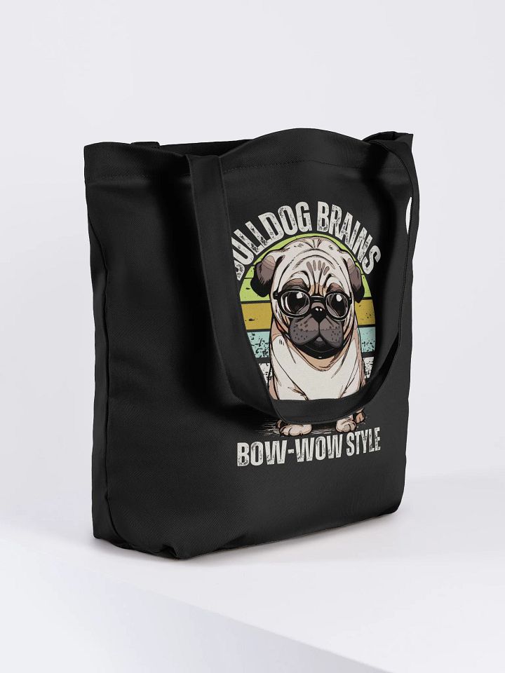 Retro Pug Glasses Eco Tote product image (1)