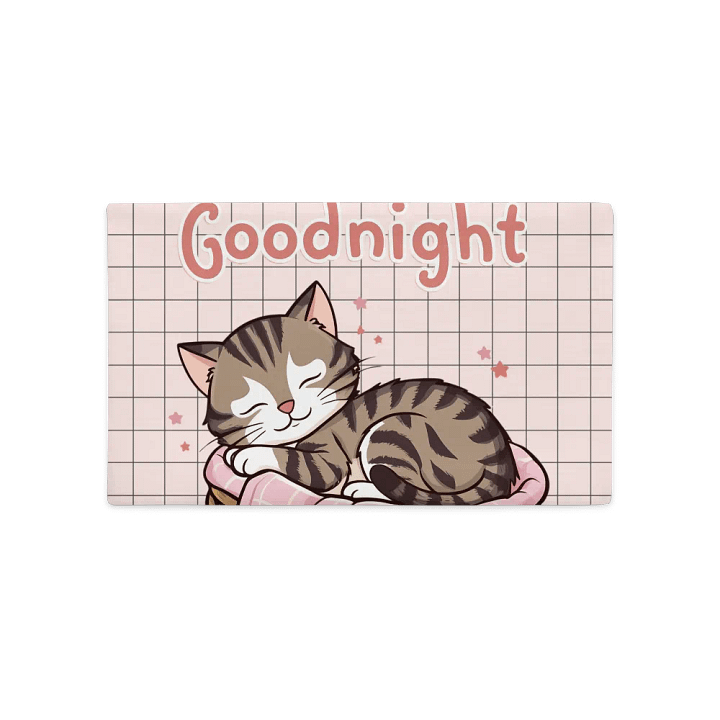 Goodnight Cat Dreams Premium Pillow Case product image (2)