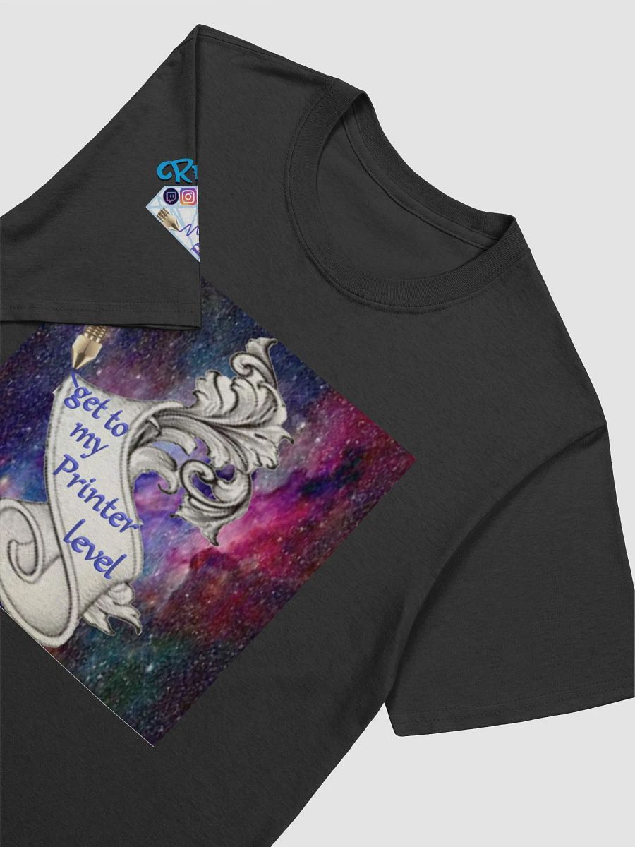get to my printer level , Herren T-Shirt product image (3)