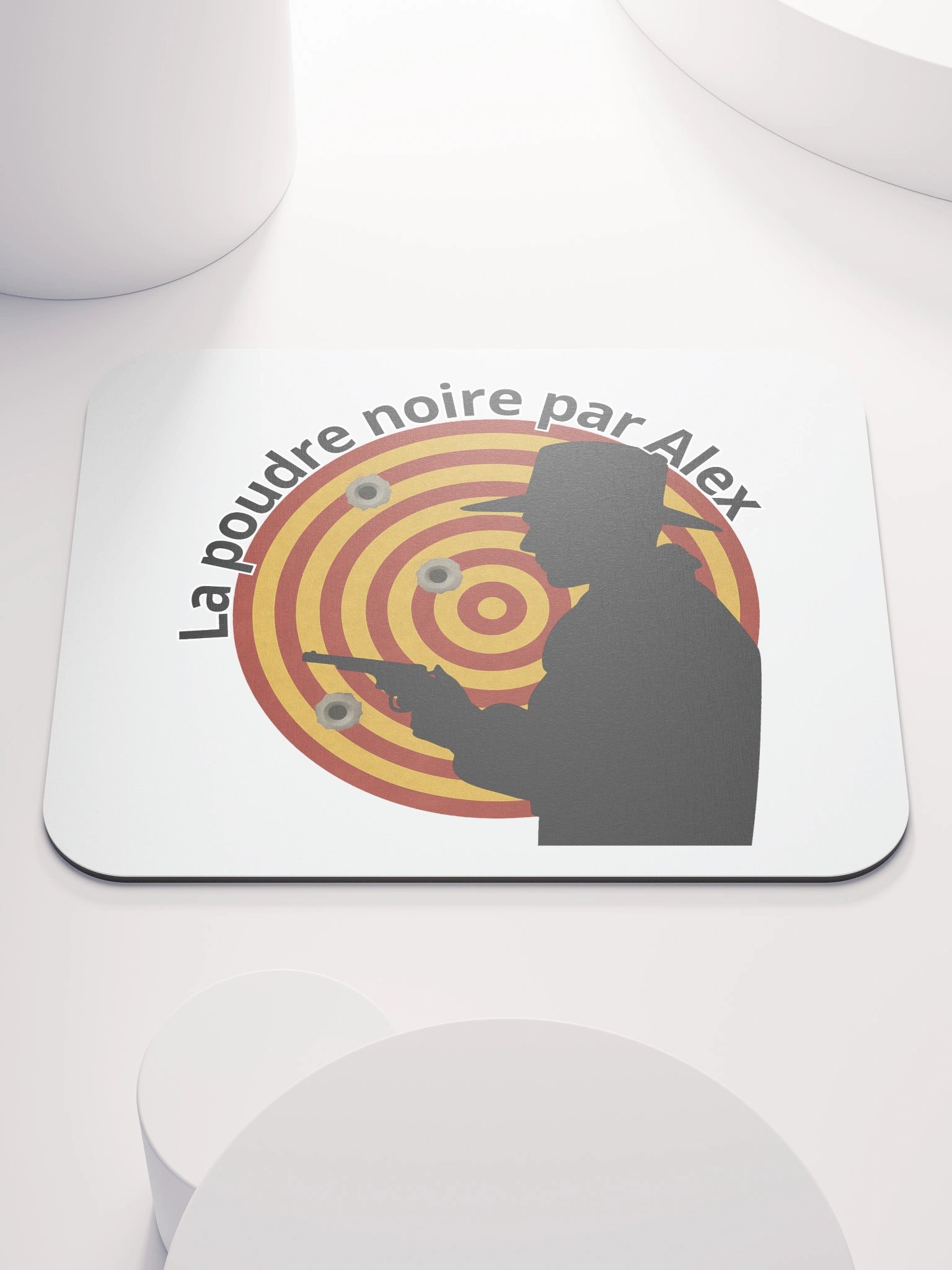 Tapis de Souris Classique – La Poudre Noire par Alex product image (1)