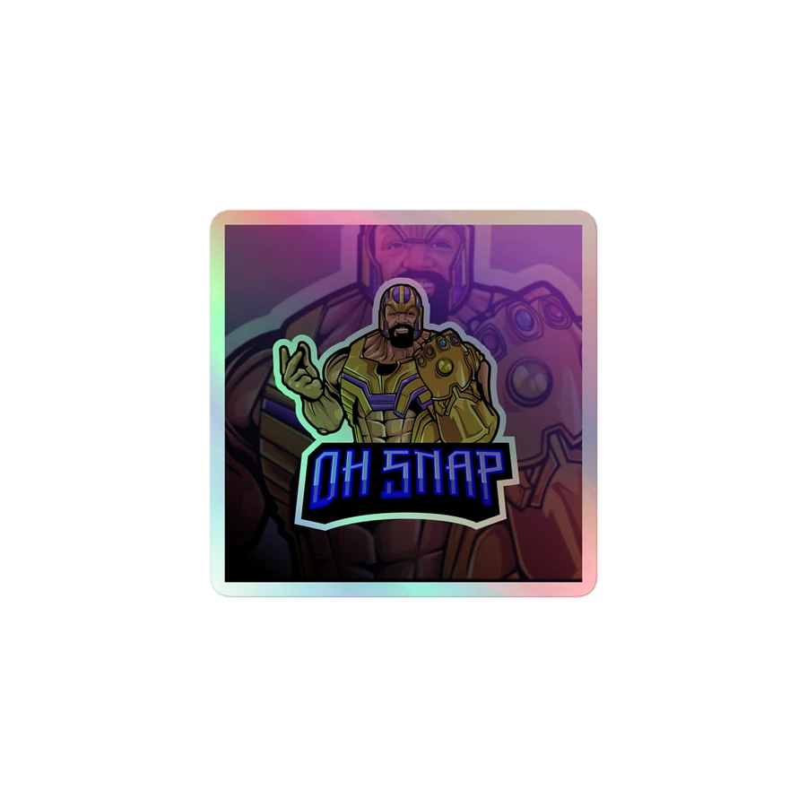 Oh Snap Holographic Sticker product image (1)