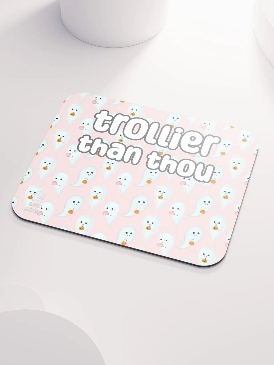 Trollier Than Thou Medium Mouse Mat - cute ghosts product image (3)