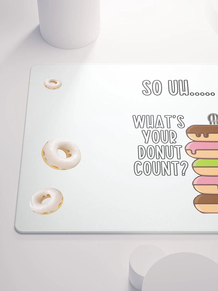 Donut Count Mousepad product image (6)