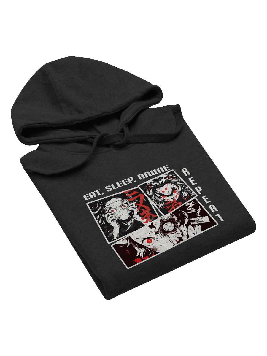 Eat, Sleep, Anime, Repeat Unisex Printed Hoodie product image (5)