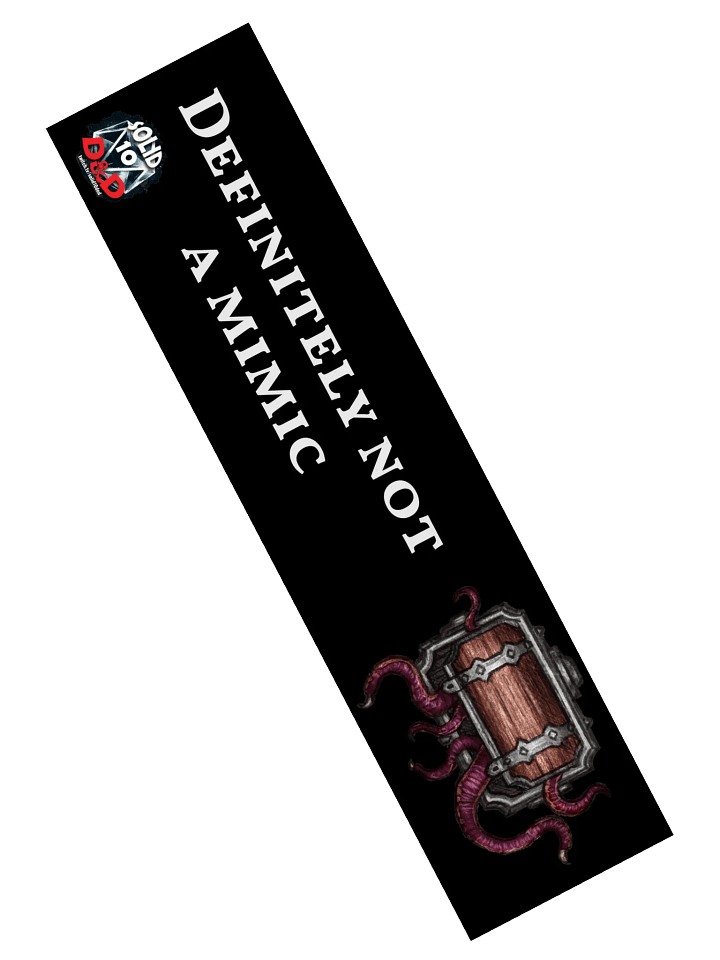 Definitely Not A Mimic Bumper Sticker product image (2)
