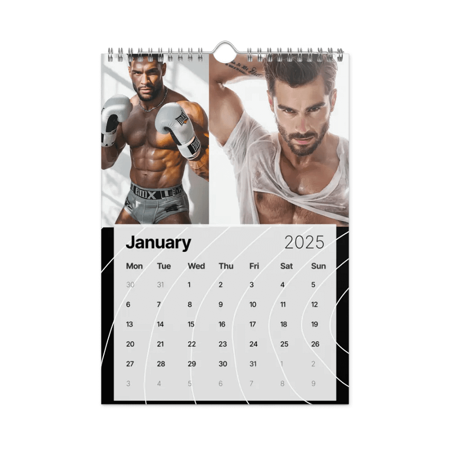 2025 Muscle Hunks Calendar product image (7)