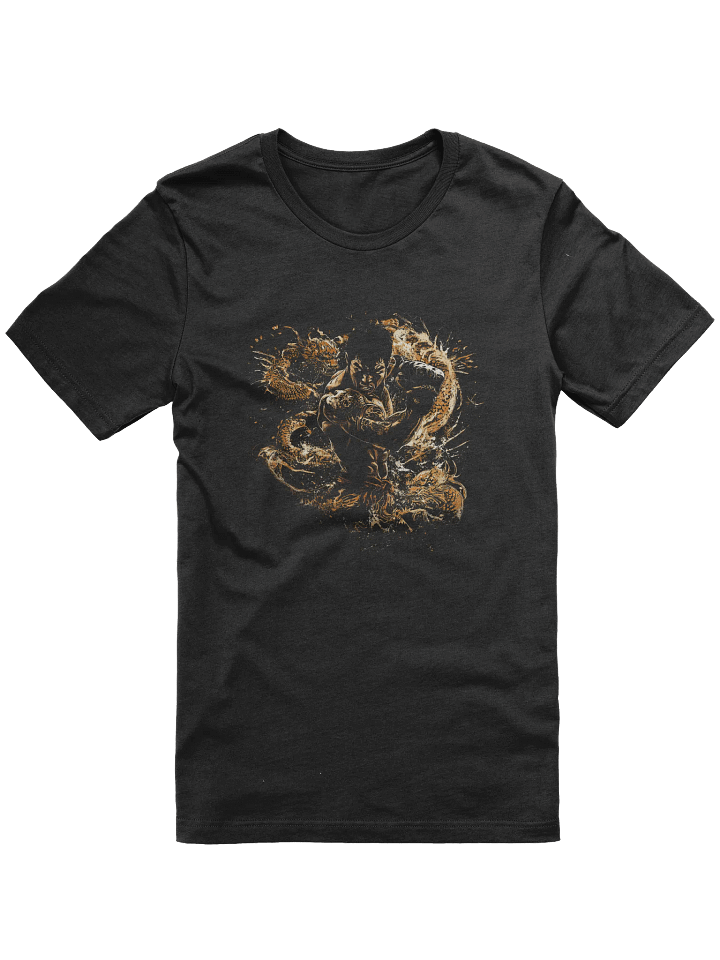 Fighter Theme T-Shirt, Martial Arts Style Graphic Tee product image (1)